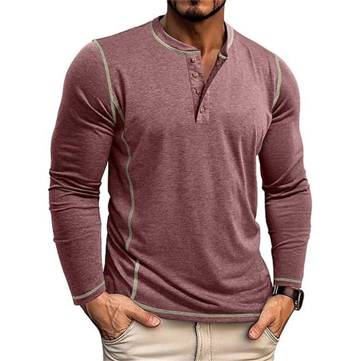 Heren Shirt | Slimfit | Lange Mouw Met Knoopjes | Herfst