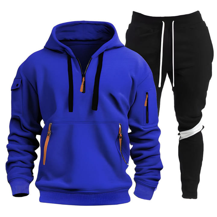 Heren set | Sportieve Hoodie & Joggingbroek | Functioneel & Warm | Winter Kleding