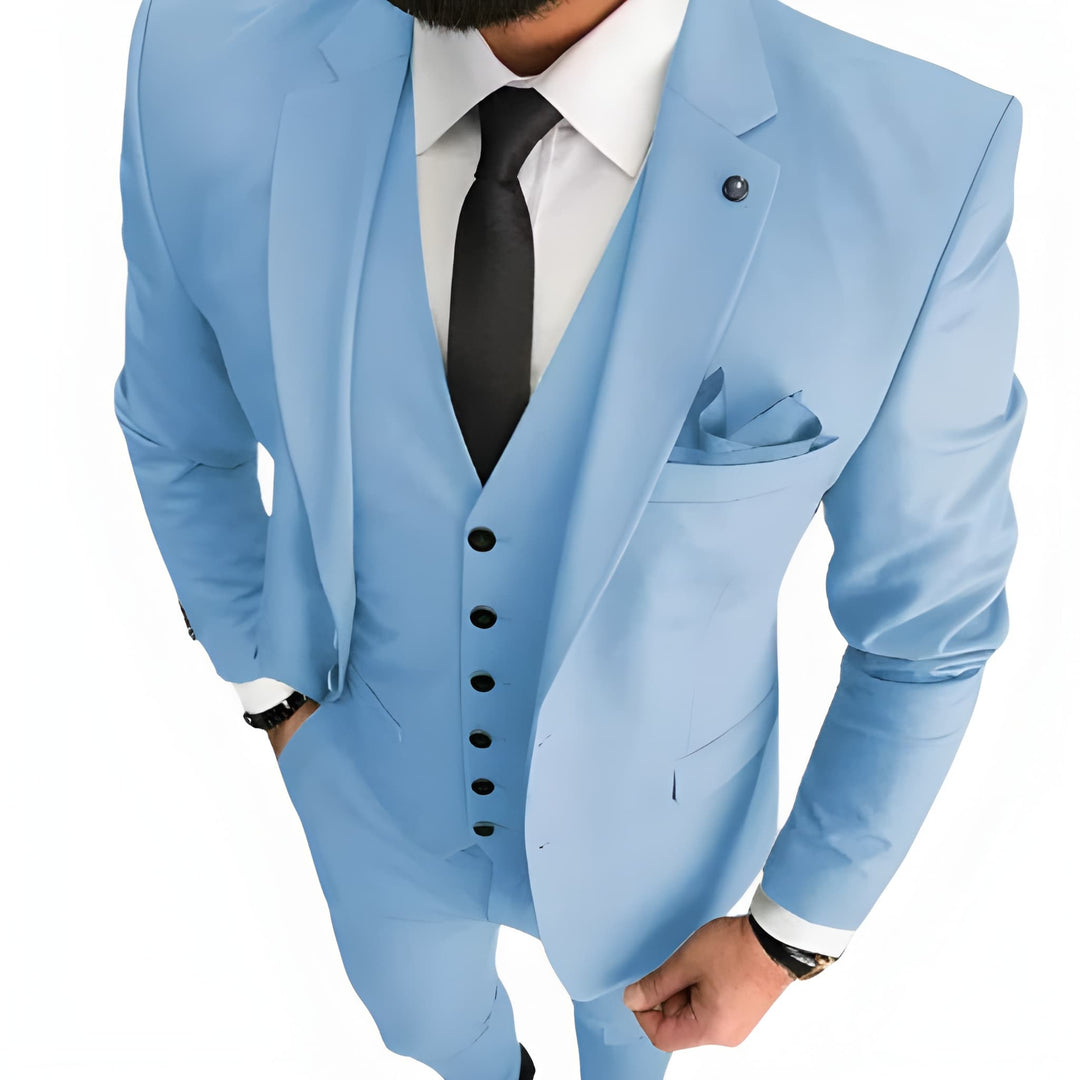 Herenpak | Slim Fit 3-Delige Set | Stijlvol Kleding voor Bruiloften & Events