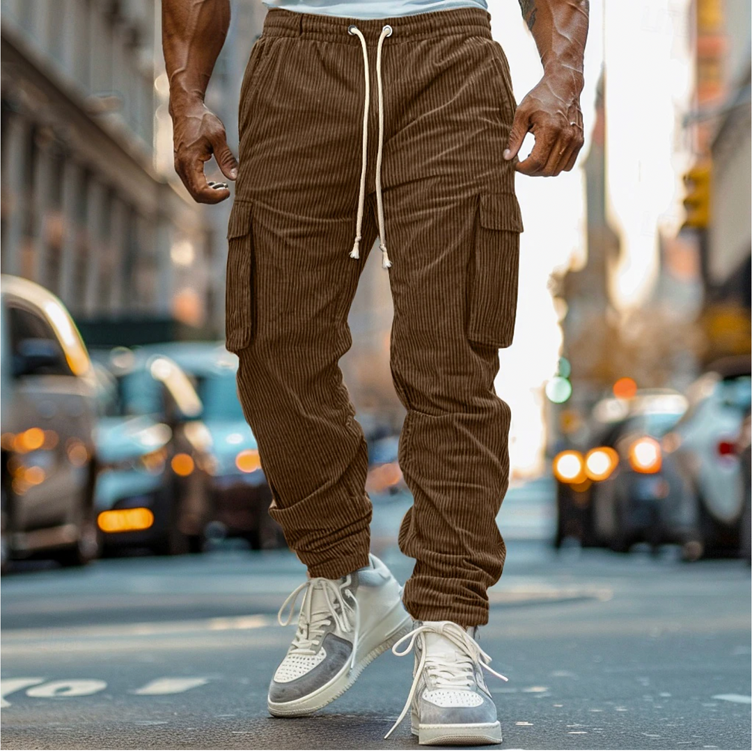 Veelzijdige en stijlvolle Cargo Joggers met Relaxed Fit en casual stijl voor Mannen | Sam
