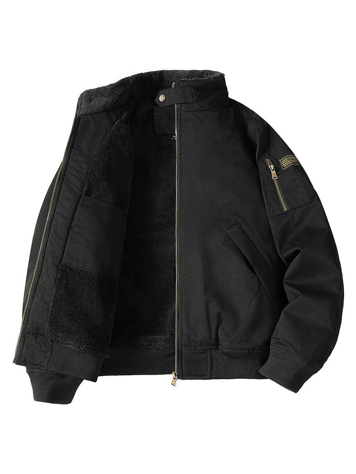 Tussenjas Heren | Vintage | Hoge Kraag | Lente
