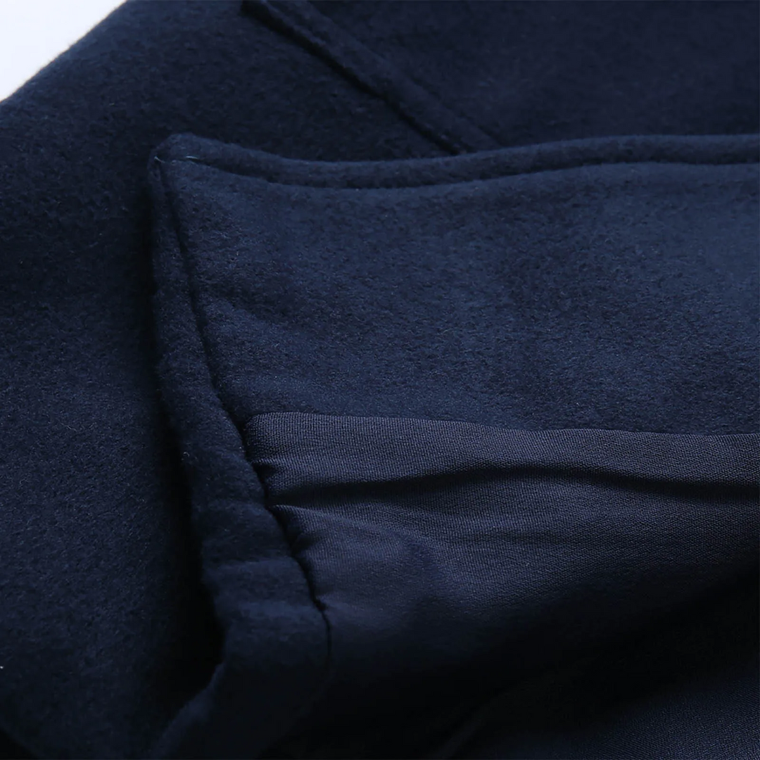 Klassieke wollen Duffeljas Voor heren met tijdloze look en relaxte pasvorm | Tim