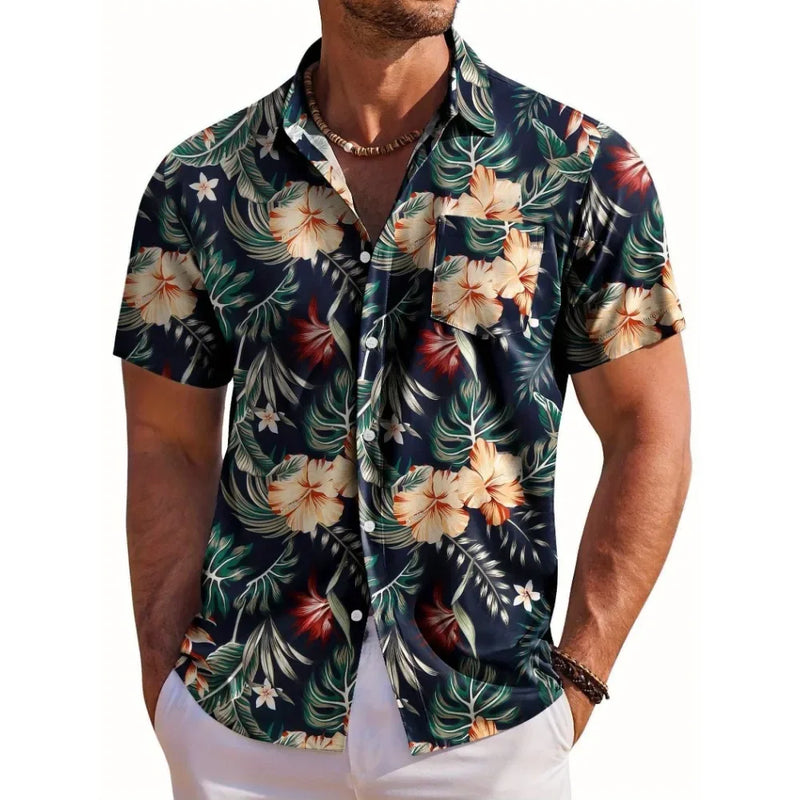Heren Shirt | Oversized | Borstzak | Zomer