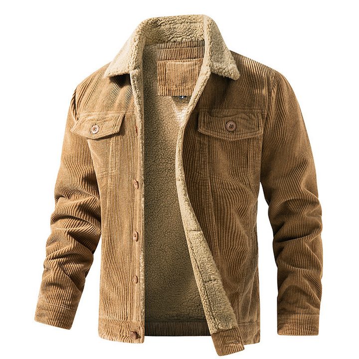 Winterjas Heren | Warme Jas met Plush Voering | Dikke Casual Look