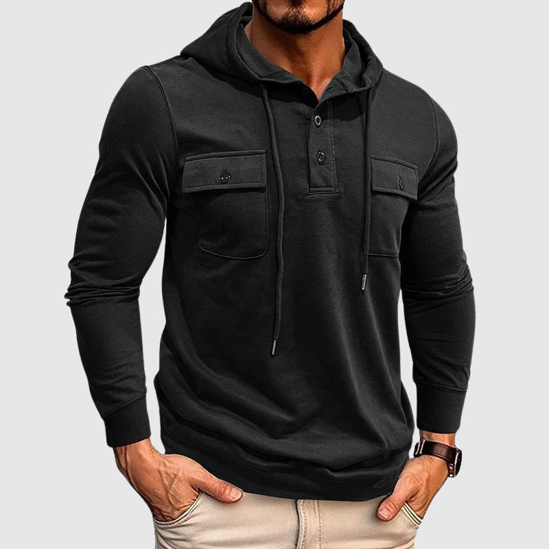 Moderne Hoodie voor Mannen met Uitzonderlijke Warmte en Onderscheidende Stijl | Wouter