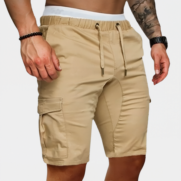 Heren Cargo Short | Straight | Trekkoord | Zomer