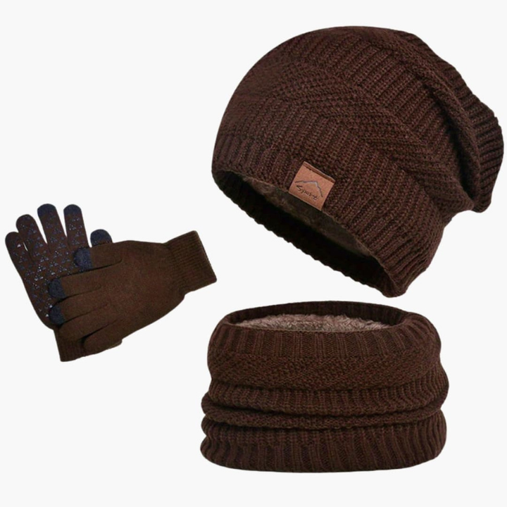 Heren Winterset | Warme Muts, Sjaal & Handschoenen | Warme kleding