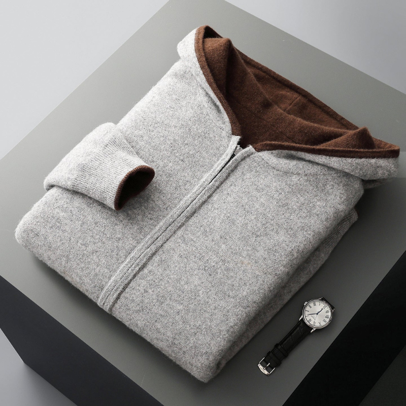 Heren Hoodie | Oversized | Omkeerbaar | Met Rits