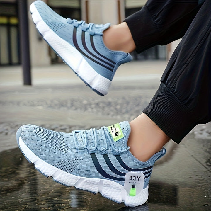 Heren Sportschoenen | Ultralicht & Ademend Mesh | Popcorn TPR Zool | Voor Gym & Hardlopen – All-Season