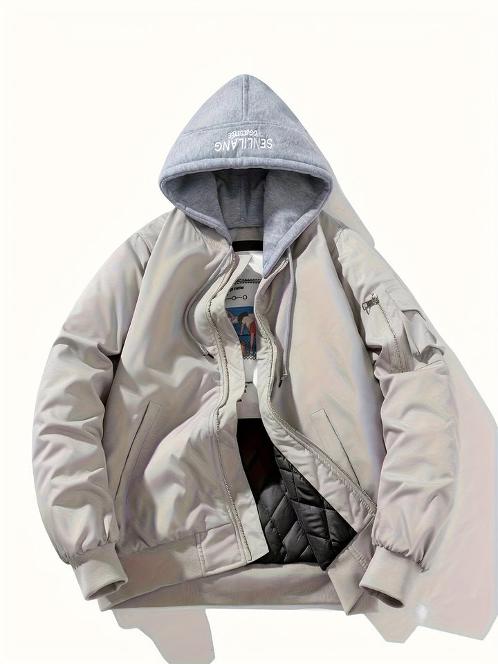 Heren Jas | Oversized Sportief | Met Capuchon | Lente