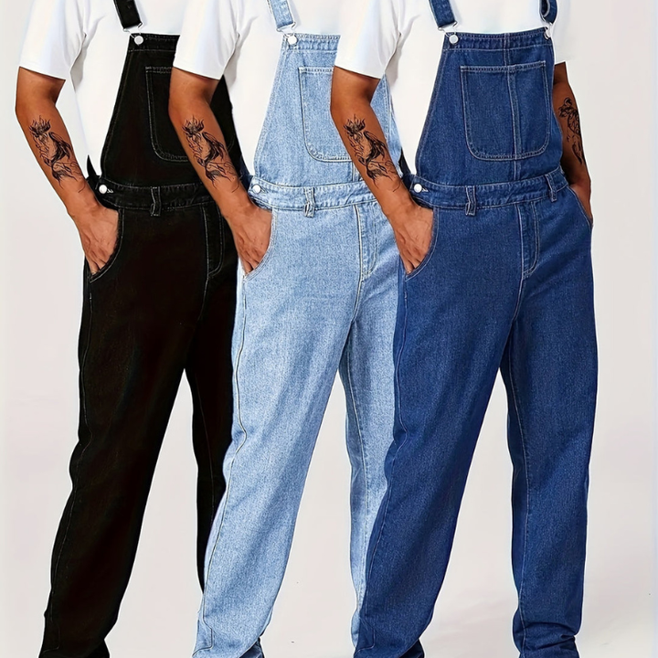 Heren Overall | Casual & Washed Look | Duurzaam | Werkkleding