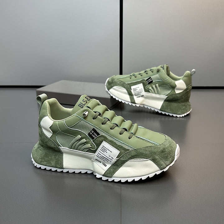 Heren Platformschoenen | Comfortabel & Trendy | Voor Wandelen & Joggen | All-Season Veterschoen