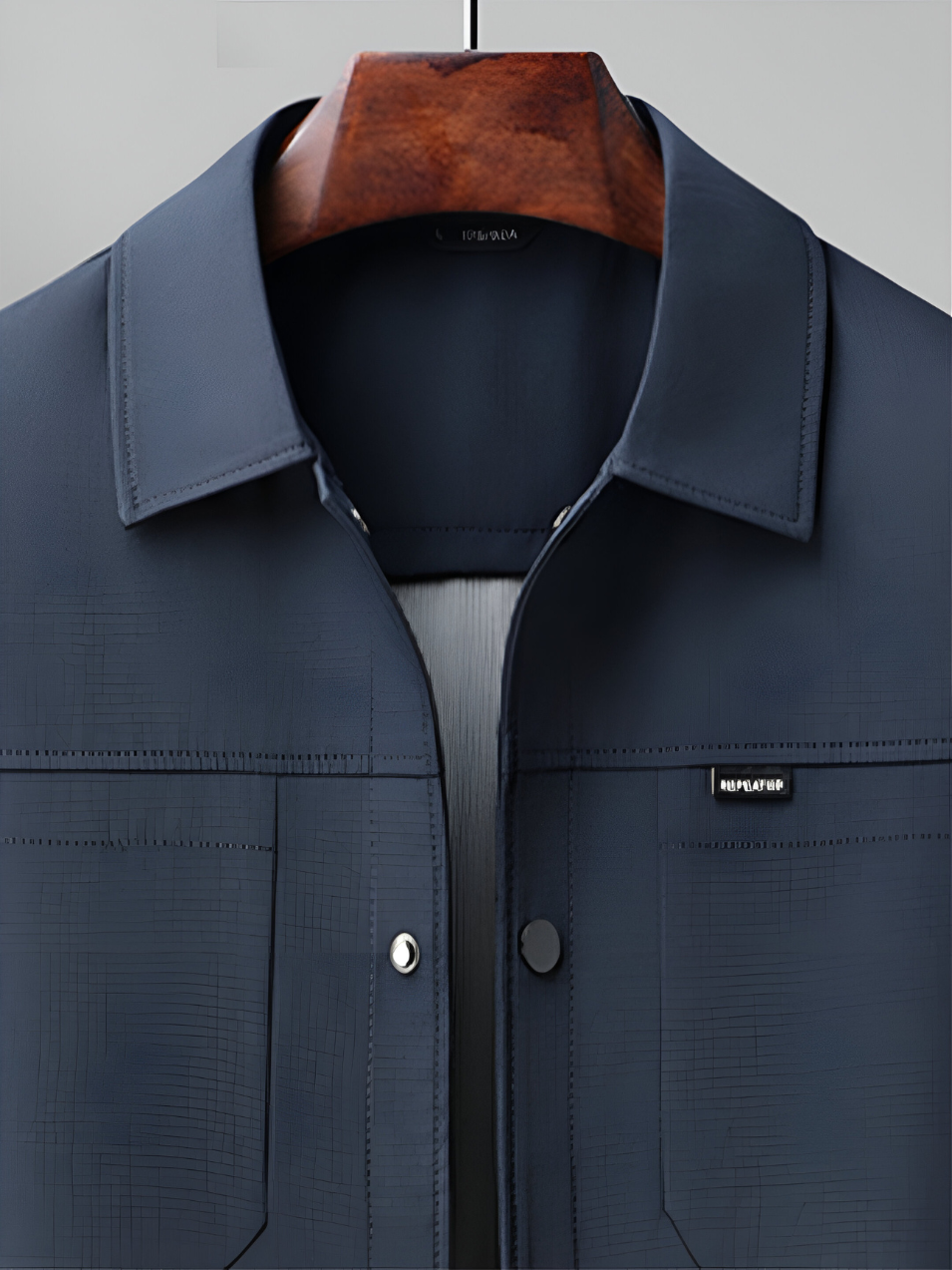 Heren Casual Jas | Duurzaam & Stijlvol | Knoopsluiting & Meerdere Zakken | Lente & Herfst