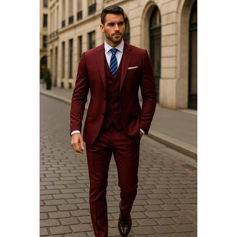 Jassen Heren | Slim Fit 3-Delige Set | Elegante Herenoutfit