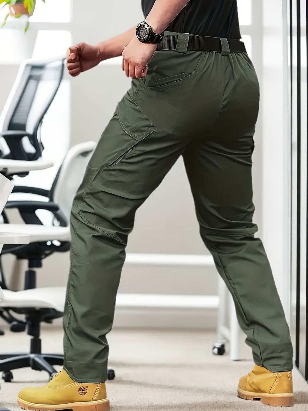 Tactische Cargo Broek voor Heren | Duurzaam Polyester | Meerdere Zakken | Voor Wandelen & Buitenavonturen