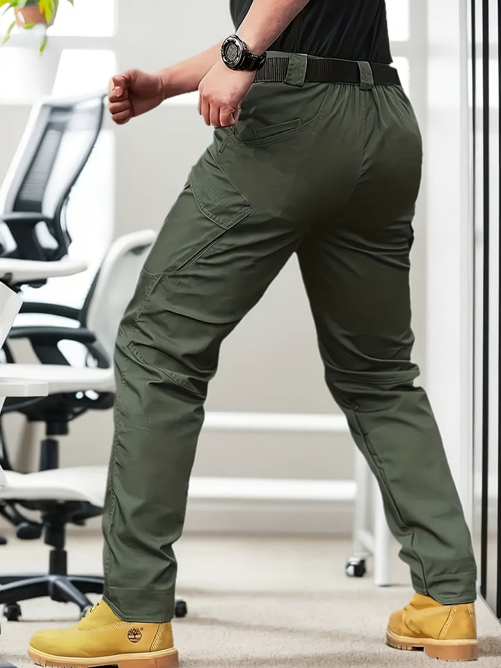 Tactische Cargo Broek voor Heren | Duurzaam Polyester | Meerdere Zakken | Voor Wandelen & Buitenavonturen