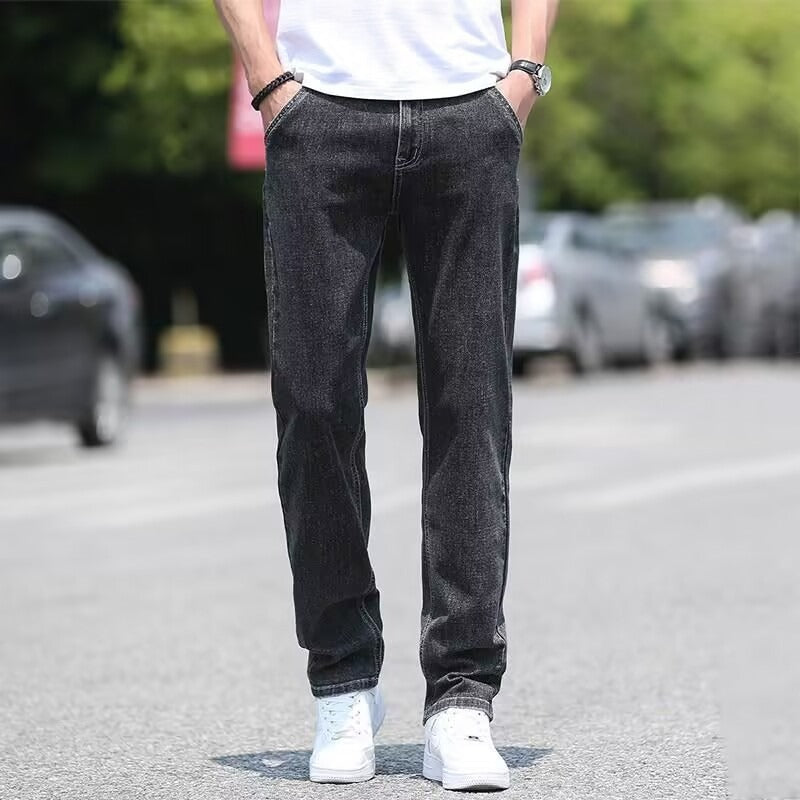 Moderne Denim jeans met rechte pasvorm voor tijdloze charme en uitzonderlijke veelzijdigheid | Milaan