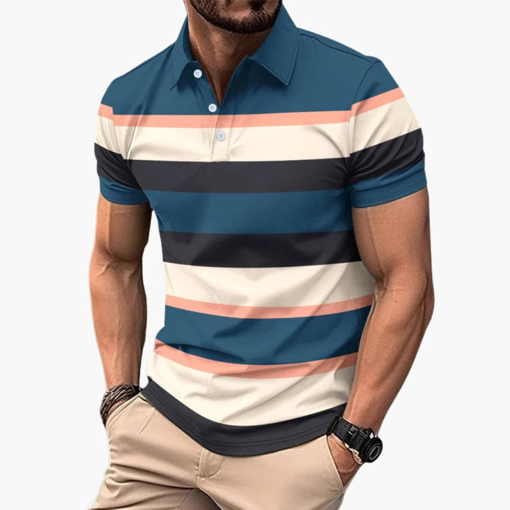 Heren Polo | Retro | Korte Mouw | Zomer