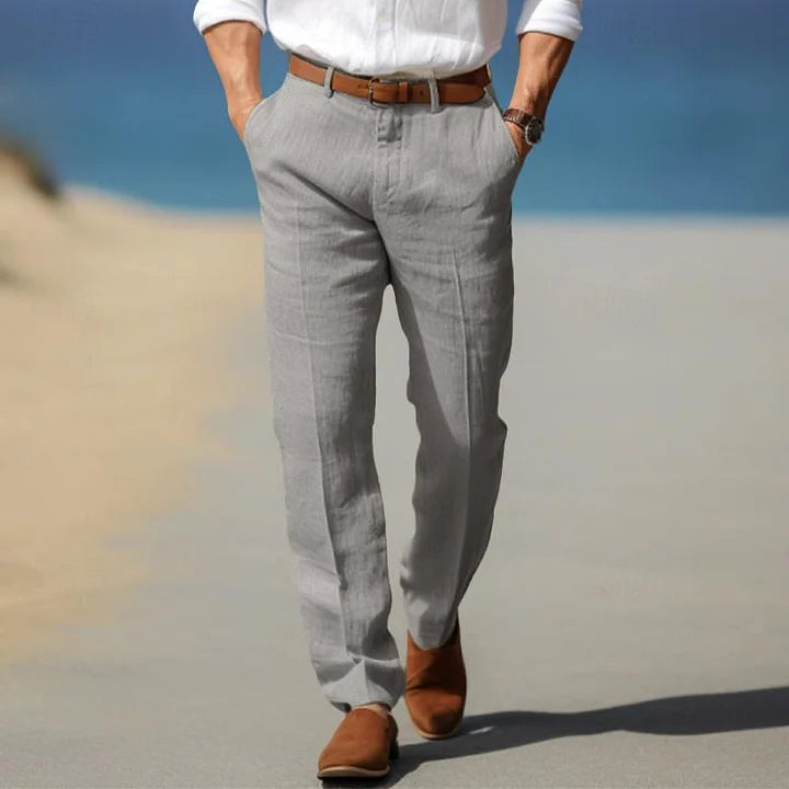 Heren Broek | Straight | Nette Pasvorm | Zomer