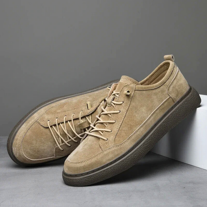 Heren Suède Sneakers | Ademend & Handgemaakt | Casual Wandelschoenen voor Buiten