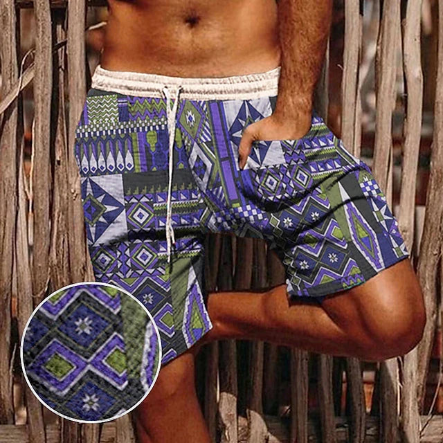 Heren Short | Retro | Trekkoord | Zomer