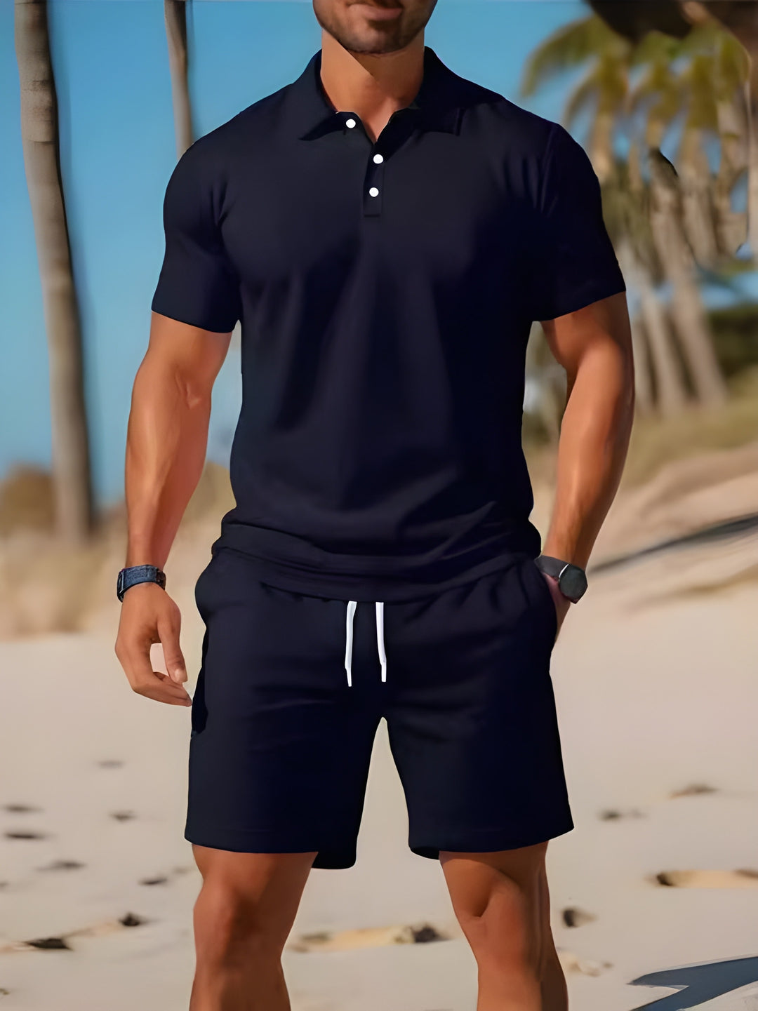 Heren Zomersport Set | Lichtgewicht & Casual | Stijlvol & Comfortabel
