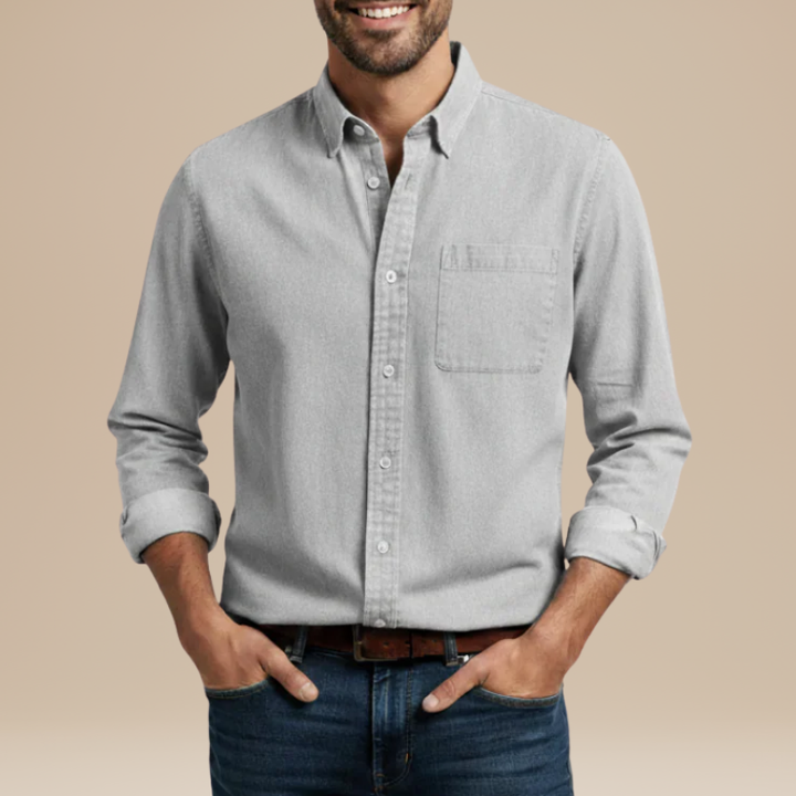 Overhemd Heren | Casual & Elegant | Met Borstzak