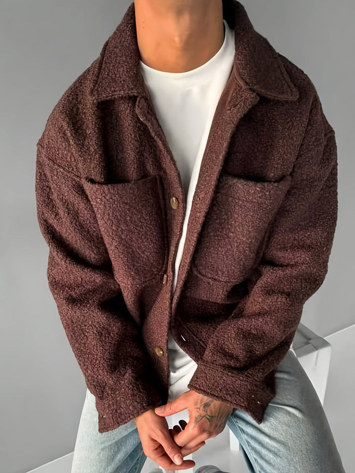 Heren Jas | Oversized | Met Borstzakken | Lente