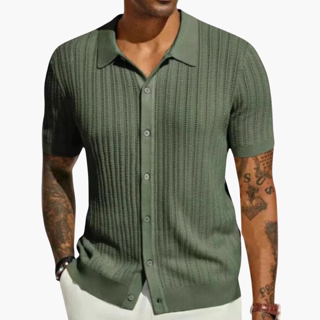 Heren Polo | Retro | Korte Mouw | Zomer