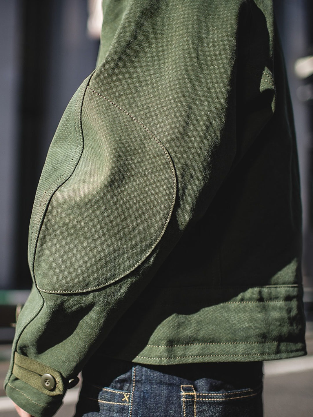 Heren Jas | Oversized Vintage | Met Knoopjes