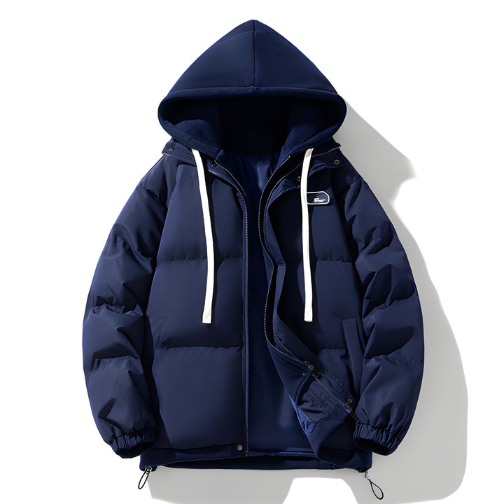 Winterjas Heren | Dikke Gewatteerde Jas met Capuchon | Trendy & Warm