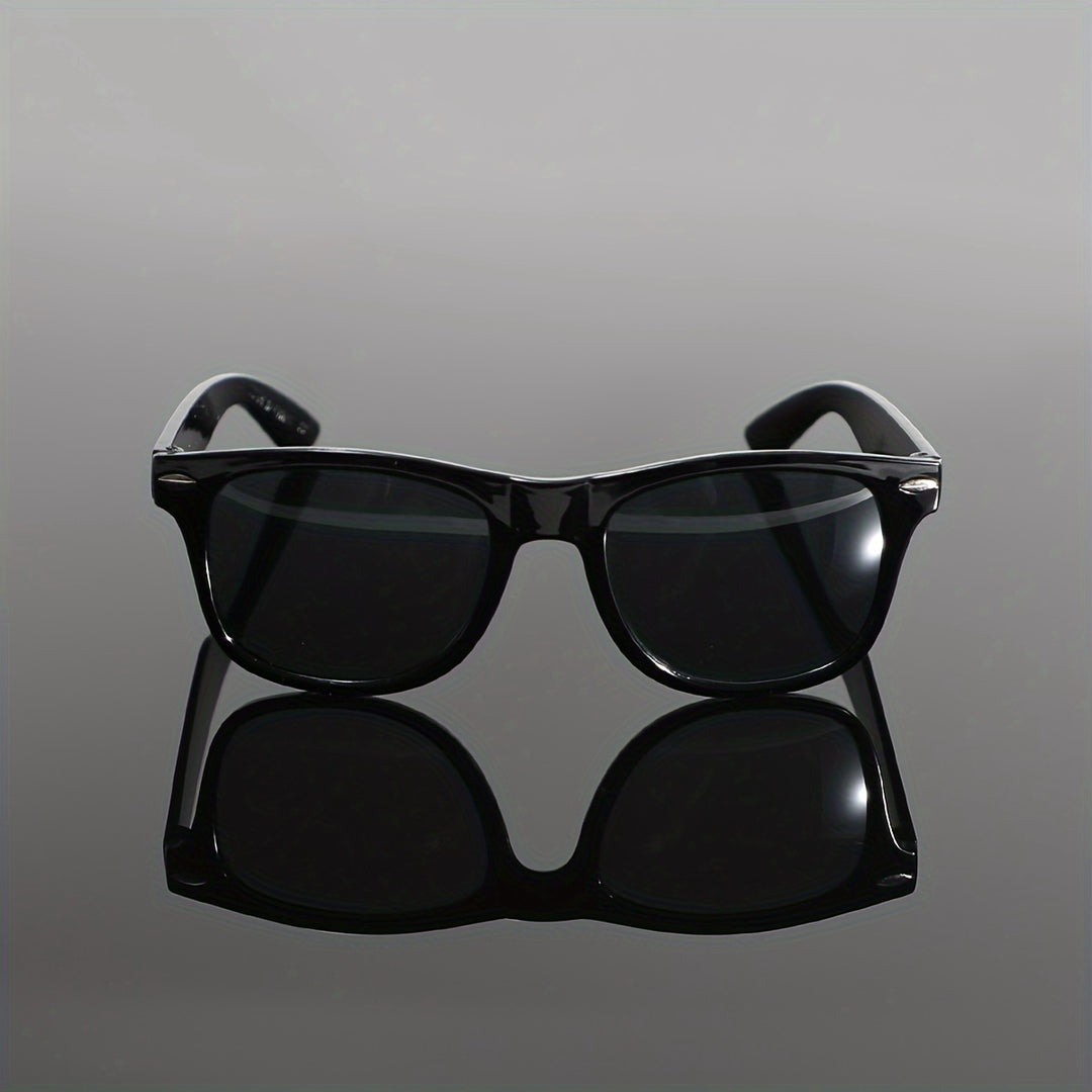 Heren Zonnebril | Vintage Stijl | PC Frame met Anti-Reflectie Coating | Dagelijks Comfort