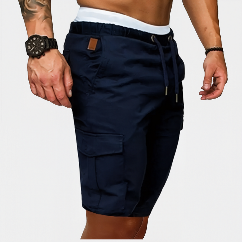 Heren Cargo Short | Straight | Trekkoord | Zomer