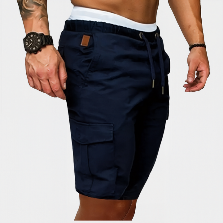 Heren Cargo Short | Straight | Trekkoord | Zomer