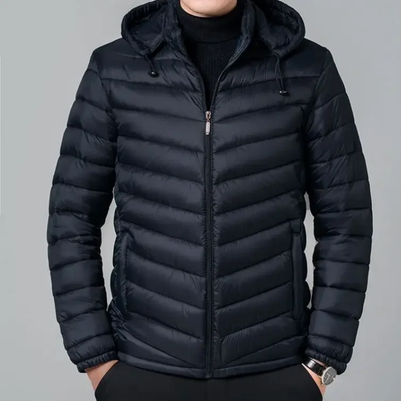 Winterjas Heren | Lichtgewicht & Gewatteerd | Casual Met Capuchon