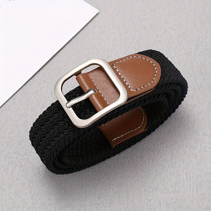 Heren Riem | Verstelbare Canvas Riem | Trendy & Duurzaam | Vierkante Gesp