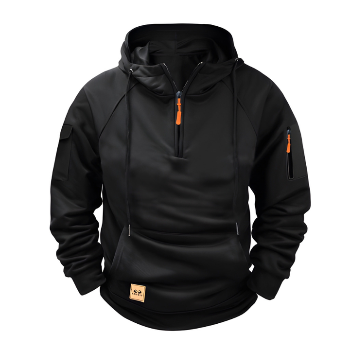 Heren Hoodie | Losse Pasvorm & Halve Rits | Comfortabel & Functioneel Kleding