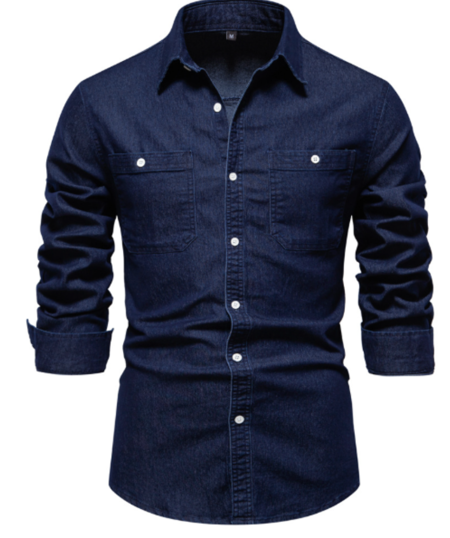 Heren Spijkerhemd | Tijdloos & Comfortabel | Denim Overhemd | Casual Kleding