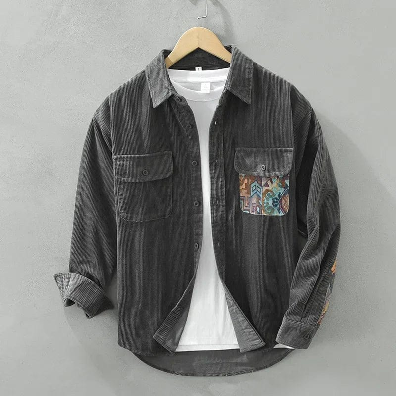 Klassiek Corduroy overhemd met gestructureerde elegantie en veelzijdige stijl | Teije