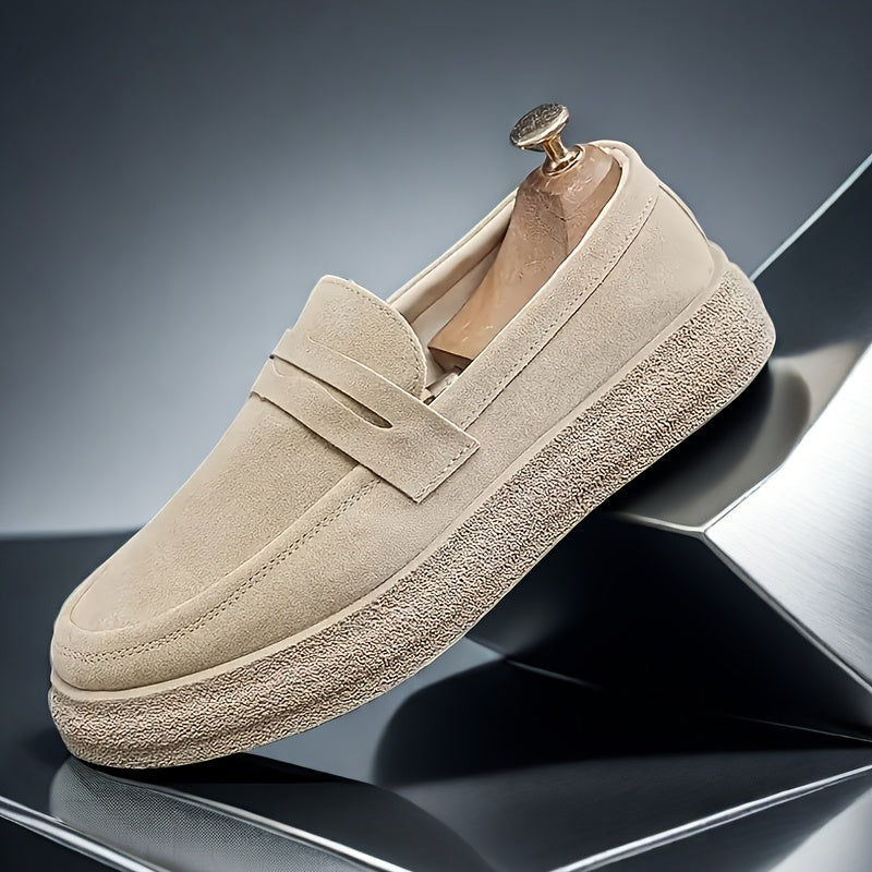 Heren Instappers | Modern & Comfortabel | Slip-On Stijl met Rubberen Zool | PU Leer
