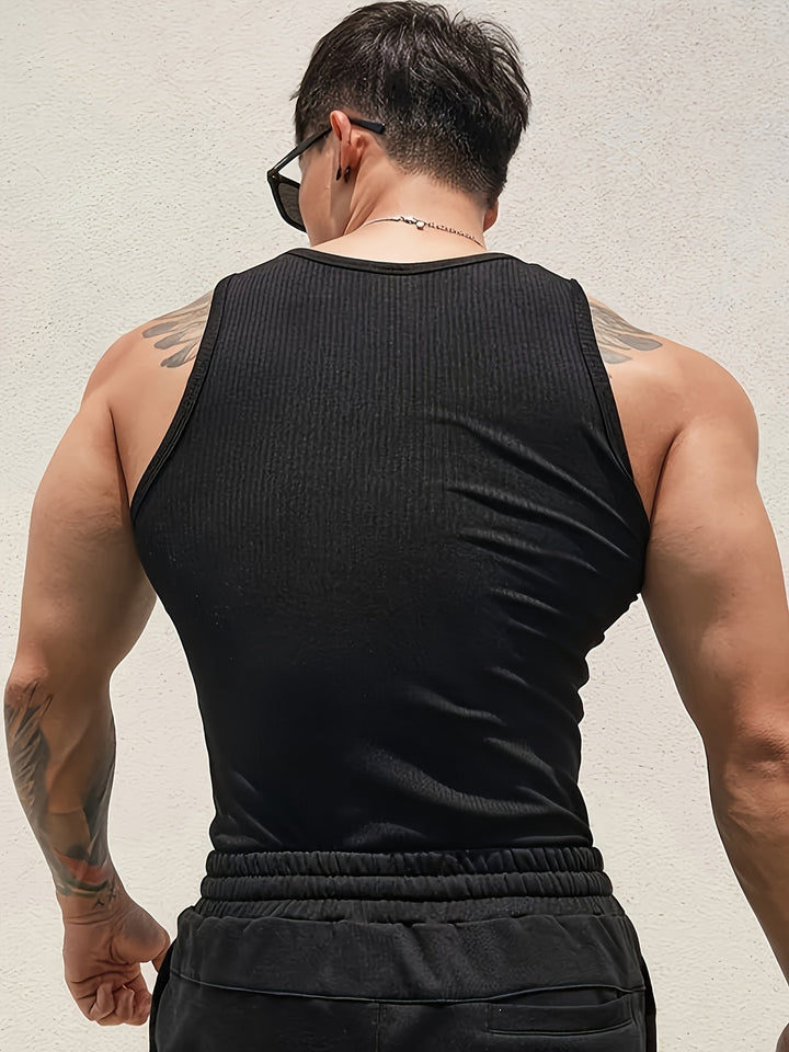 Heren Tanktop | Slimfit | Mouwloos | Zomer