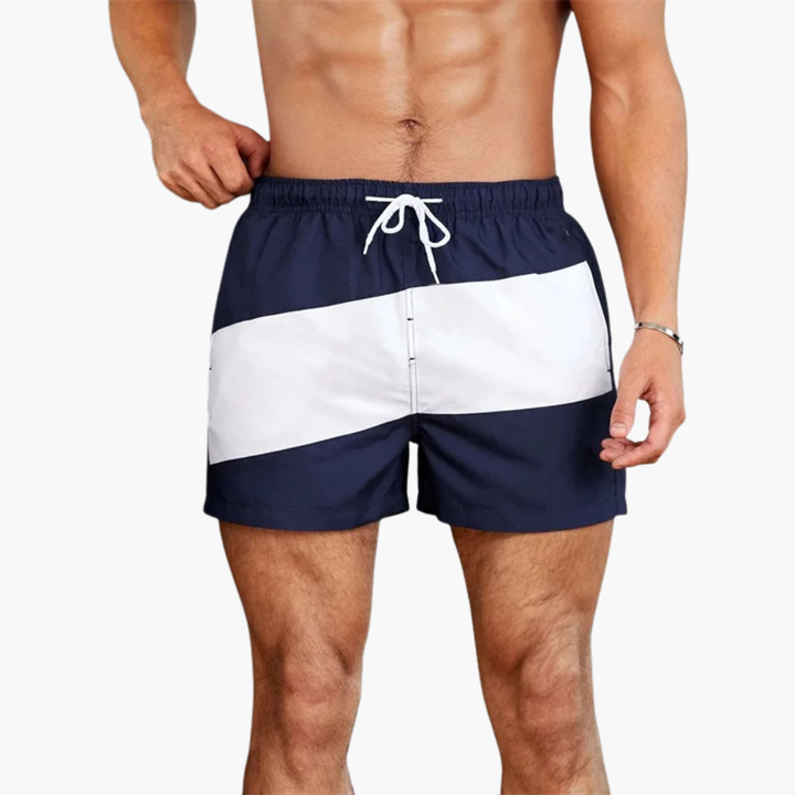 Heren Zwembroek | Straight | Trekkoord | Zomer