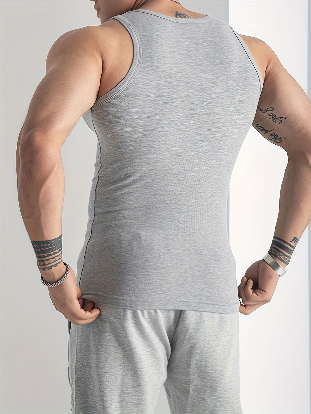 Heren Tanktop | Slimfit | Mouwloos | Zomer