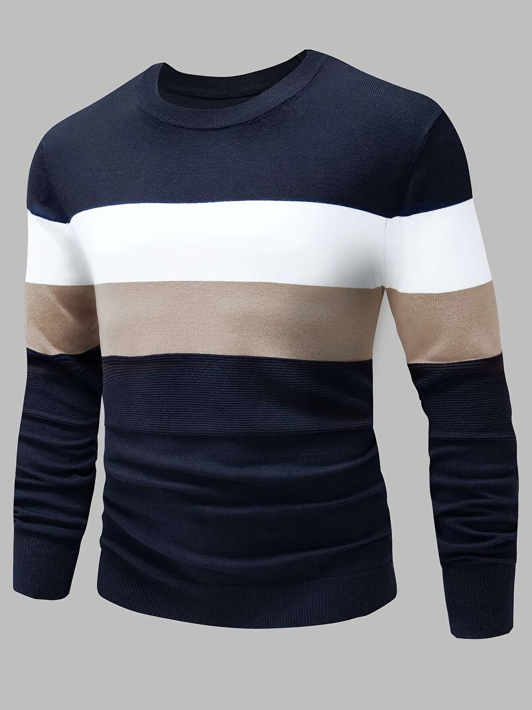 Truien Heren | Slim Fit | Gestreept Design | Gebreid