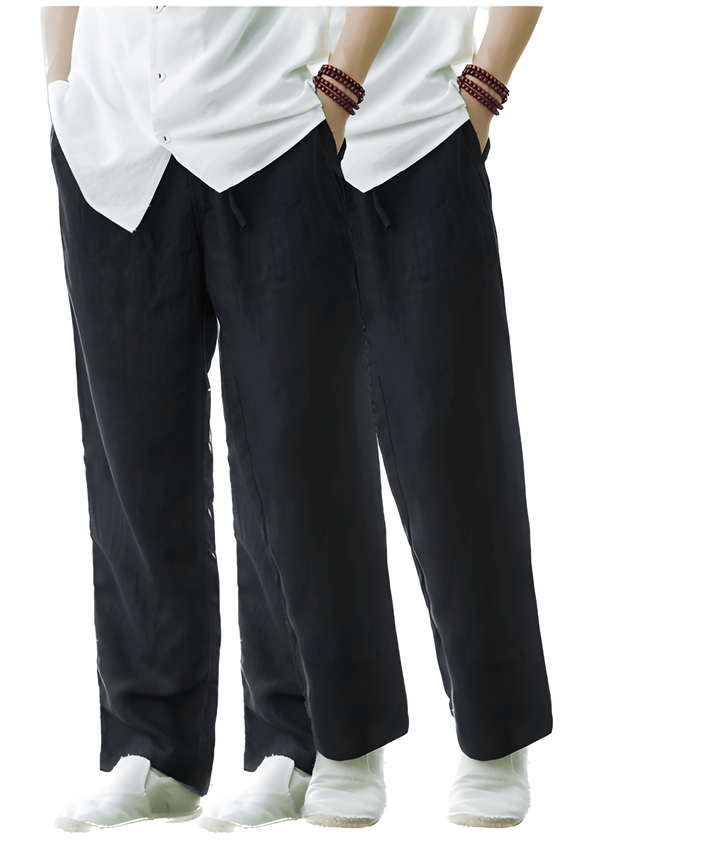 Heren Broek | Straight | Met Trekkoord | Zomer | 2-Pack