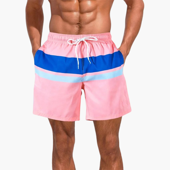 Heren Zwembroek | Straight | Trekkoord | Zomer