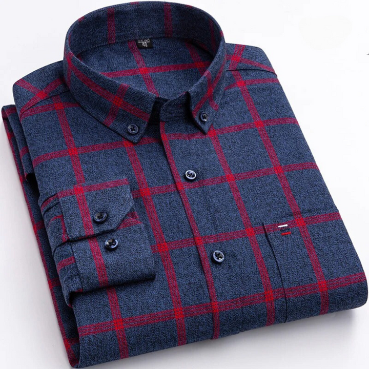 Heren Shirt | Vintage Premium | Lange Mouw | Winter