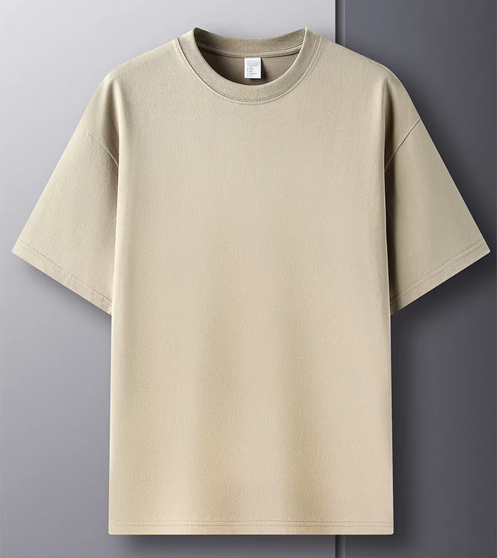 Heren T-shirt | Ademend & Losvallend | Zomer | Effen Kleur