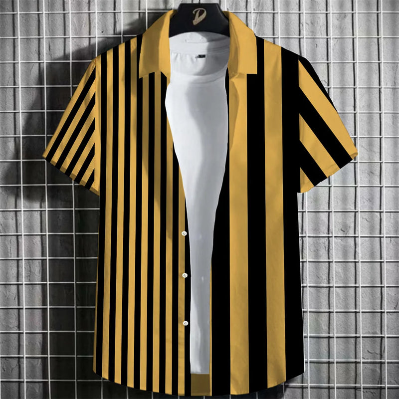 Heren Shirt | Vintage | Met Knoopjes | Zomer
