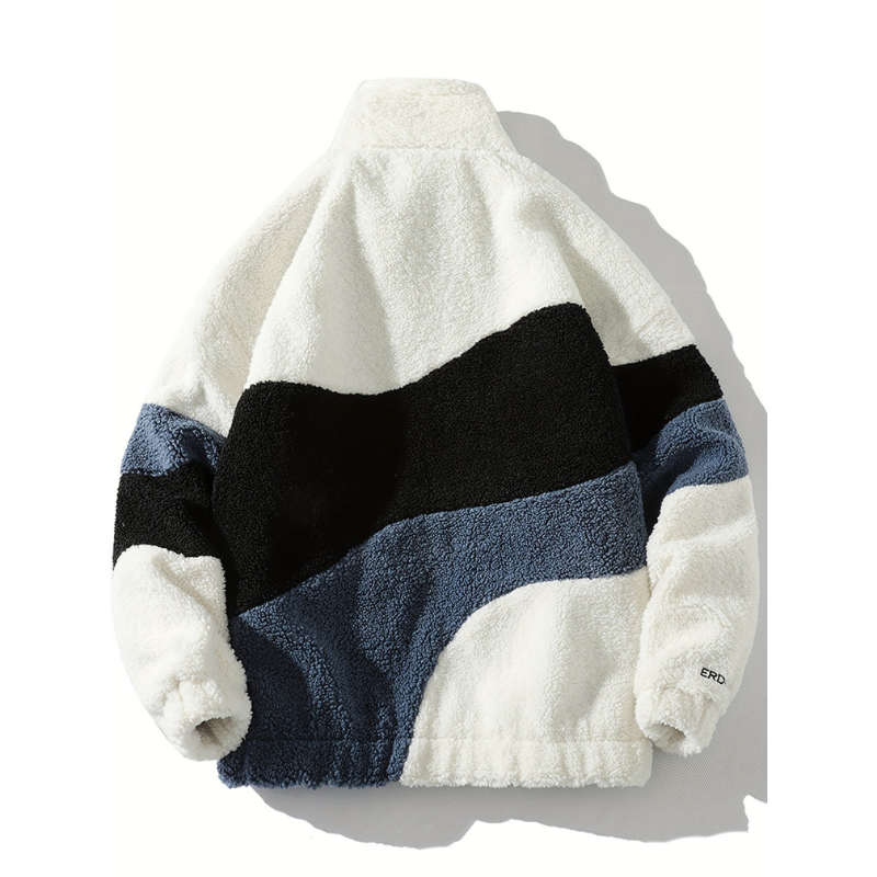 Winterjas Heren | Zachte Warme Jas | Casual Kleurblokken